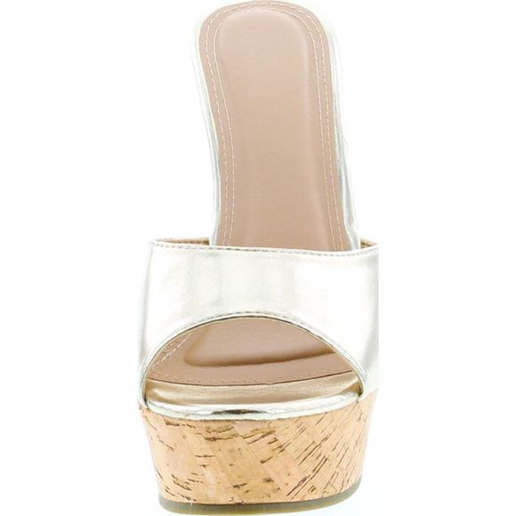 Fashion Focus Ardo-42 Gold Womens sandals 10 NEW - Picture 8 of 8